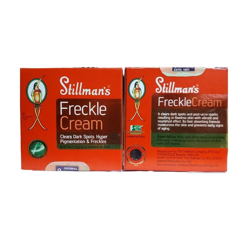 Stillmans Fairness Cream Whitens the Skin Green