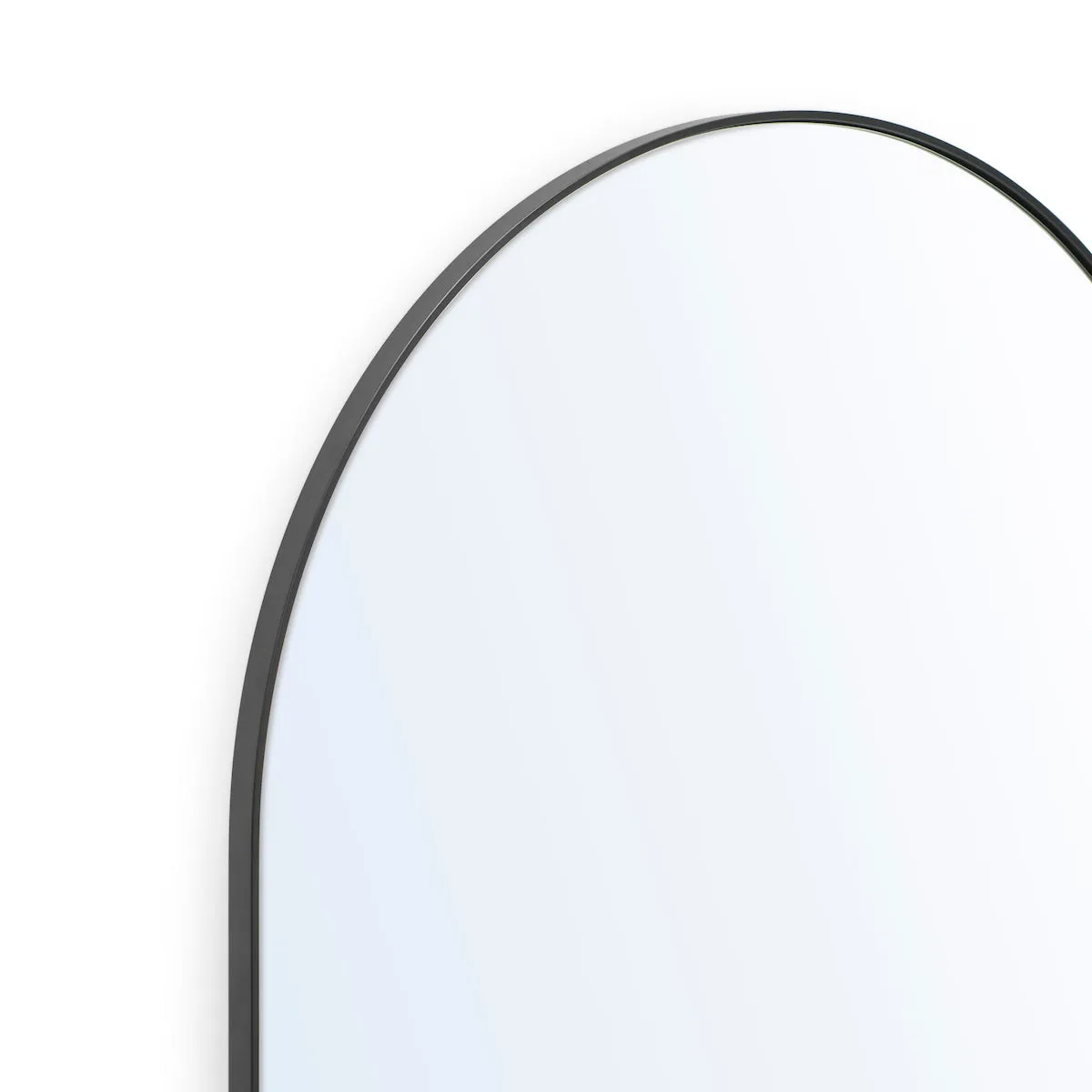 Studio Arch Floor Mirror, Black