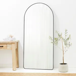 Studio Arch Floor Mirror, Black