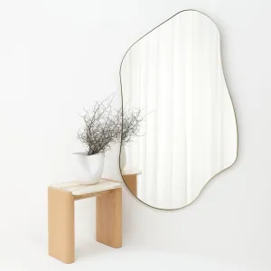 Studio Form III Mirror, Brass (L)