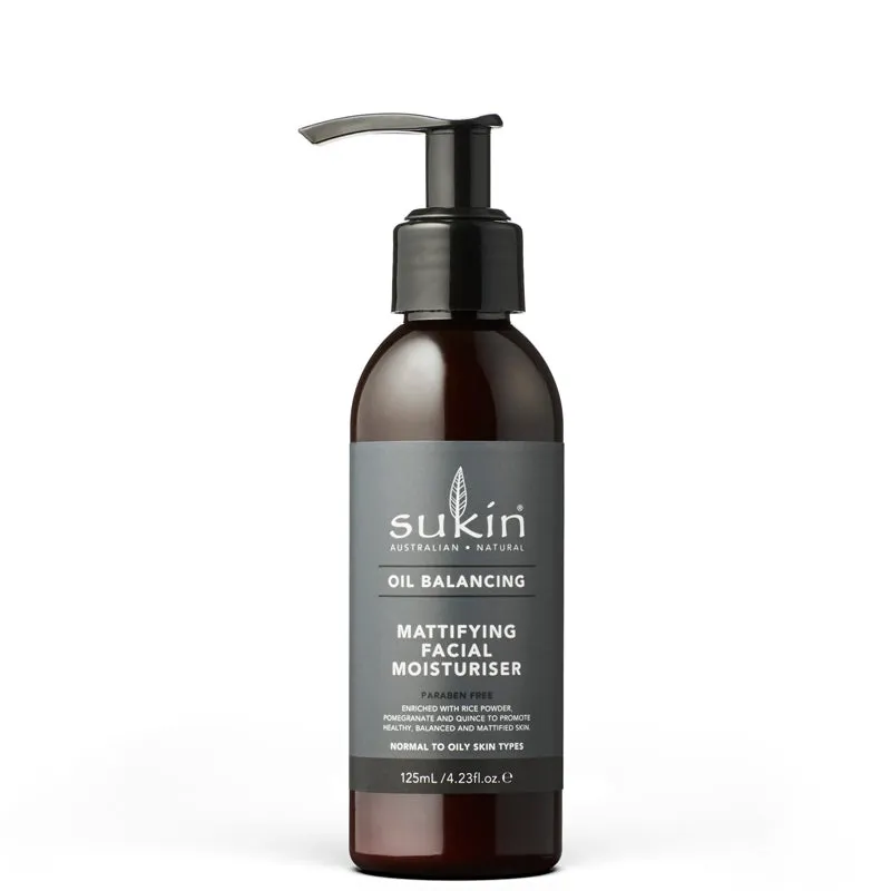Sukin Oil Balancing Mattifying Facial Moisturiser 125ml