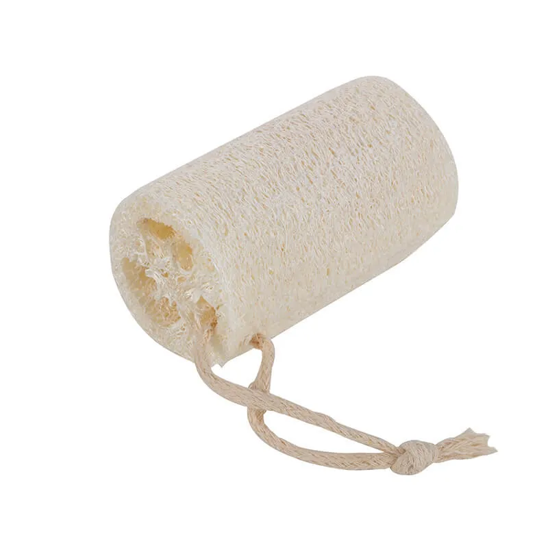 Superior 4" Natural Loofah Shower - Exfoliating Body Loufa Sponge for Men/Women