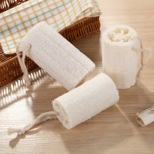 Superior 4" Natural Loofah Shower - Exfoliating Body Loufa Sponge for Men/Women