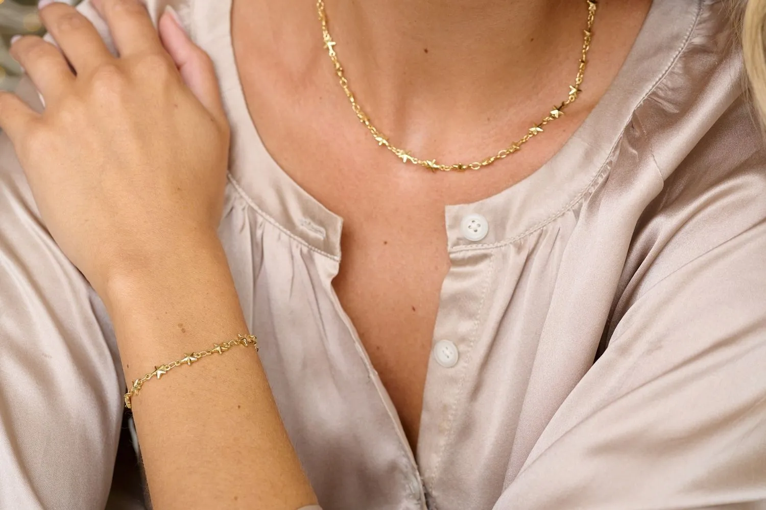SuperStar Necklace & Bracelet Gift Set