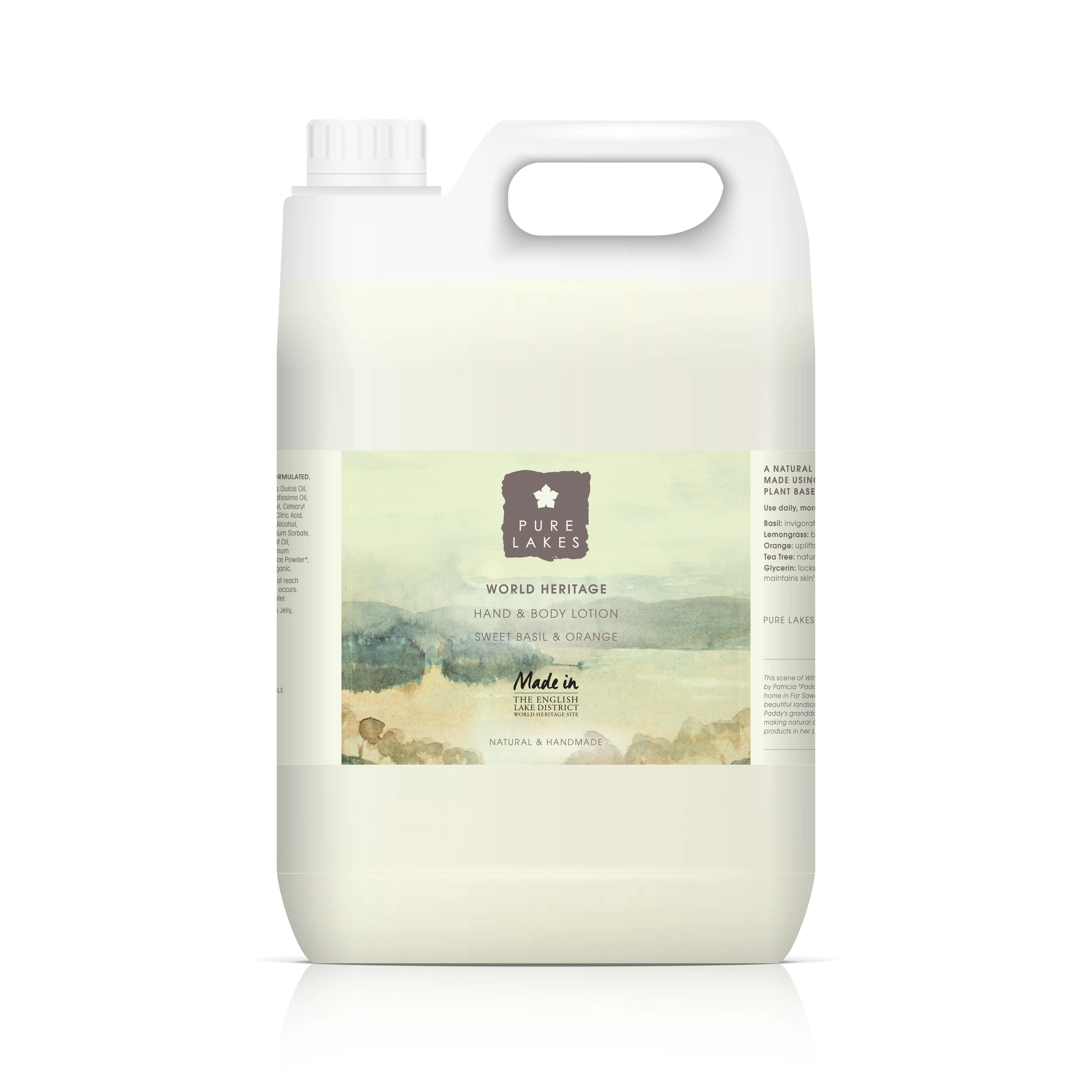 Sweet Basil & Orange Hand & Body Lotion 5L Refill