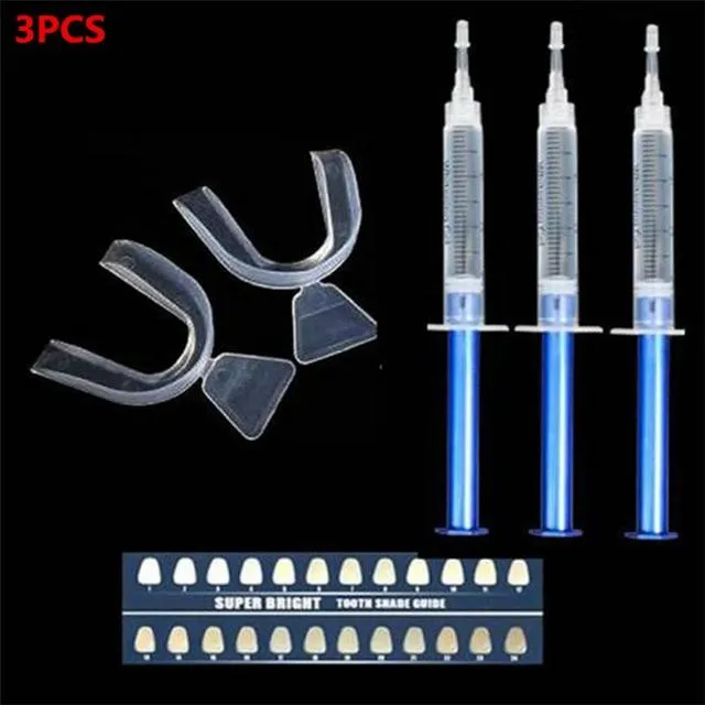 Teeth Whitening Peroxide Dental Bleaching System Oral Gel Kit Equipment smile repair replacement