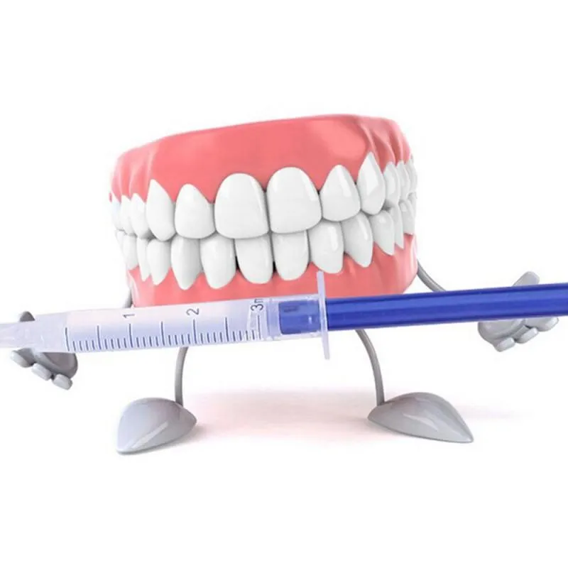 Teeth Whitening Peroxide Dental Bleaching System Oral Gel Kit Equipment smile repair replacement