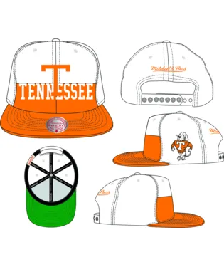 Tennessee Volunteer - Orange Half And Half Snapback Hat