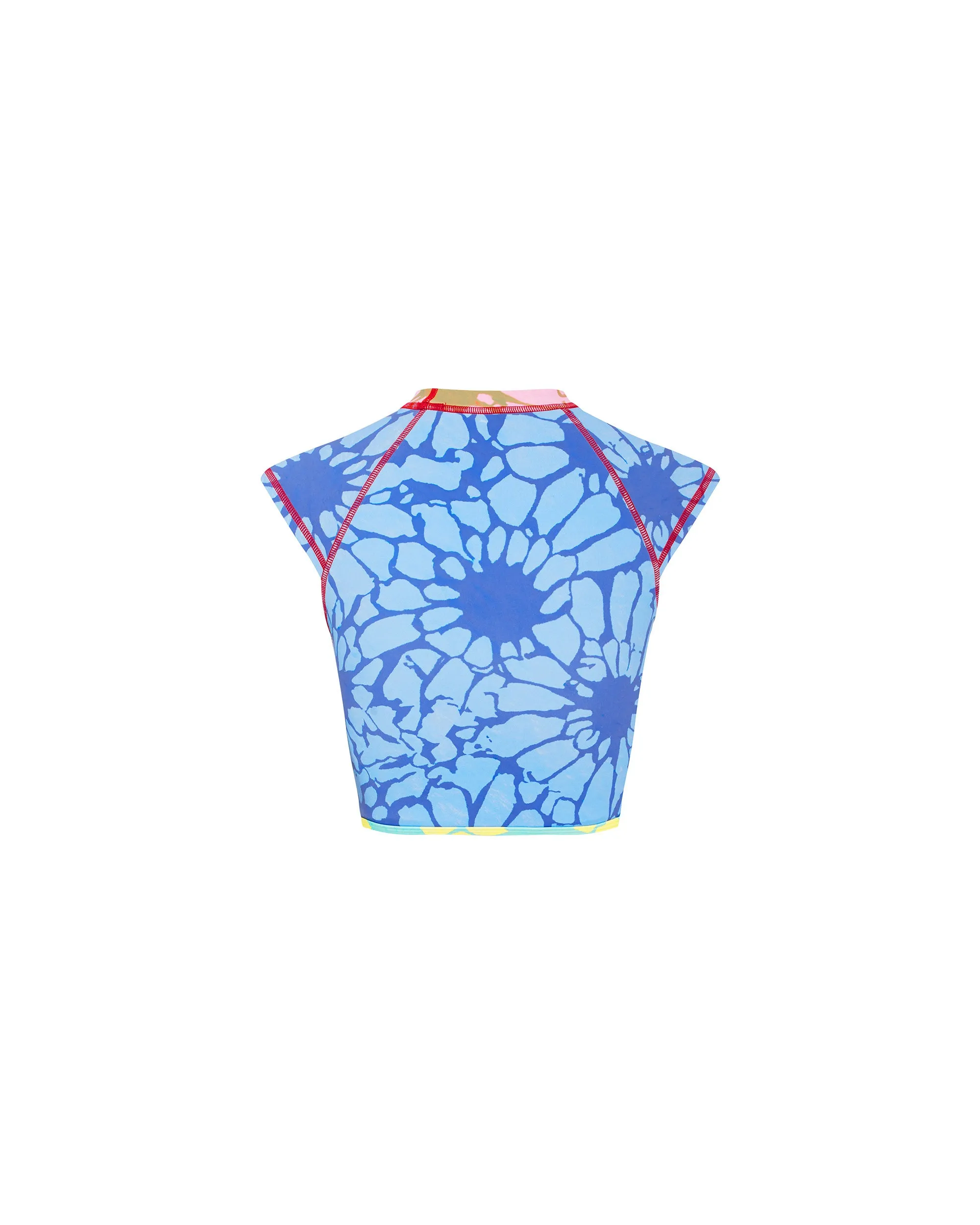 The Contour Tee - Blue Breakers