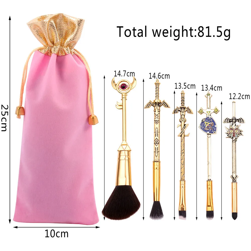 The Legend Of Zelda Sky Sword Link Figma Weapon Makeup Brush Tool Set