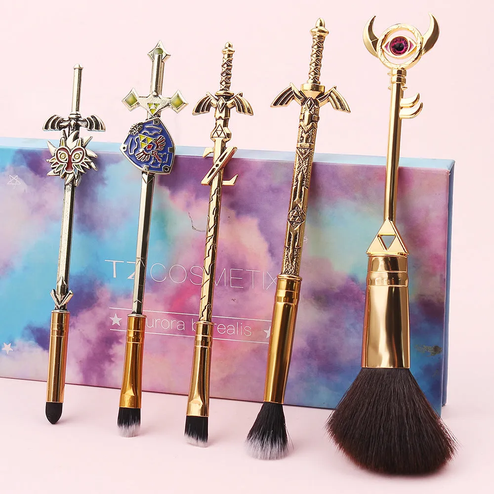 The Legend Of Zelda Sky Sword Link Figma Weapon Makeup Brush Tool Set