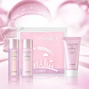 THE SAEM  Collagen EX Hydra Travel Kit (Toner Emulsion Cleansing Foam)