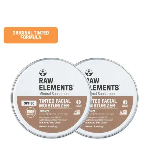 Tinted Face Moisturizer SPF 30 *Plastic Free* - 2 Pack