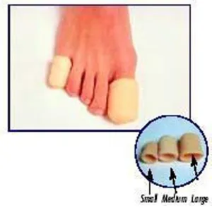 Toe caps small pk/3