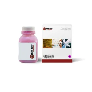 Toner Refill Kit for Okidata 43459311 Cyan With Chip | Laser Tek Services