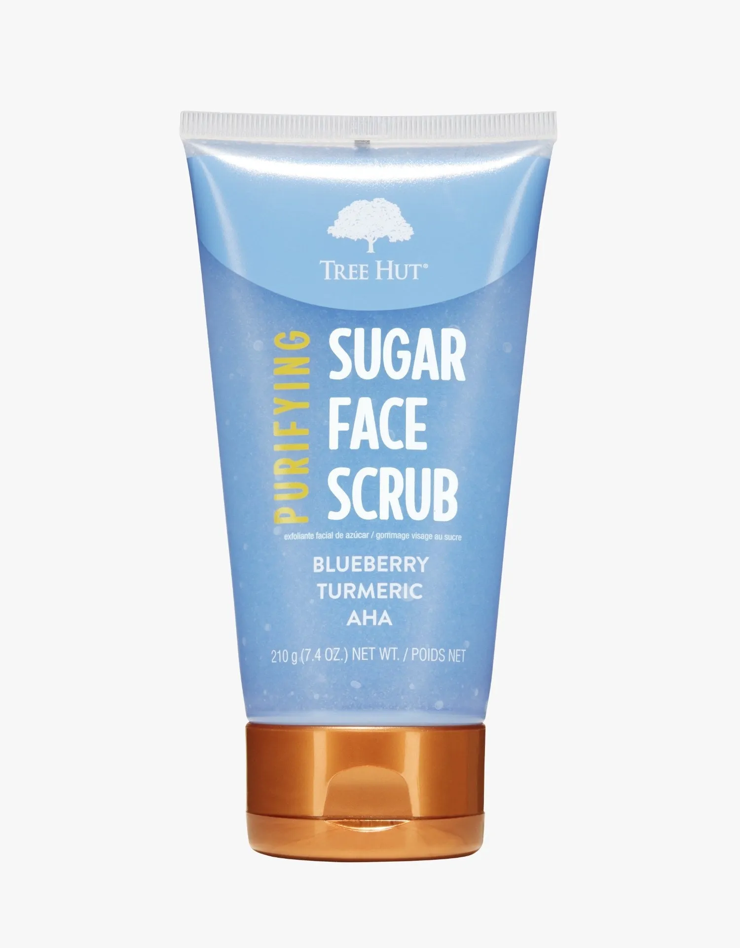 TREE HUT Brightening Sugar Face Scrub Bluberry Turmeric AHA