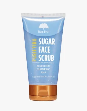 TREE HUT Brightening Sugar Face Scrub Bluberry Turmeric AHA