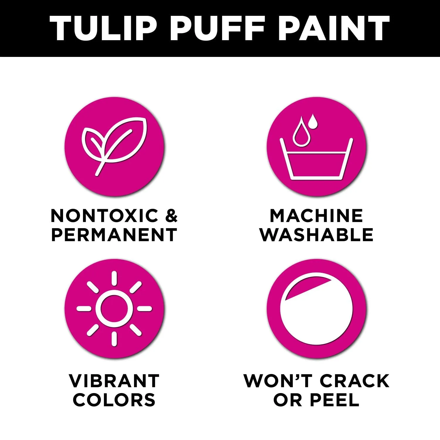 Tulip Puff Paint Shiny Freesia 4 fl. oz.