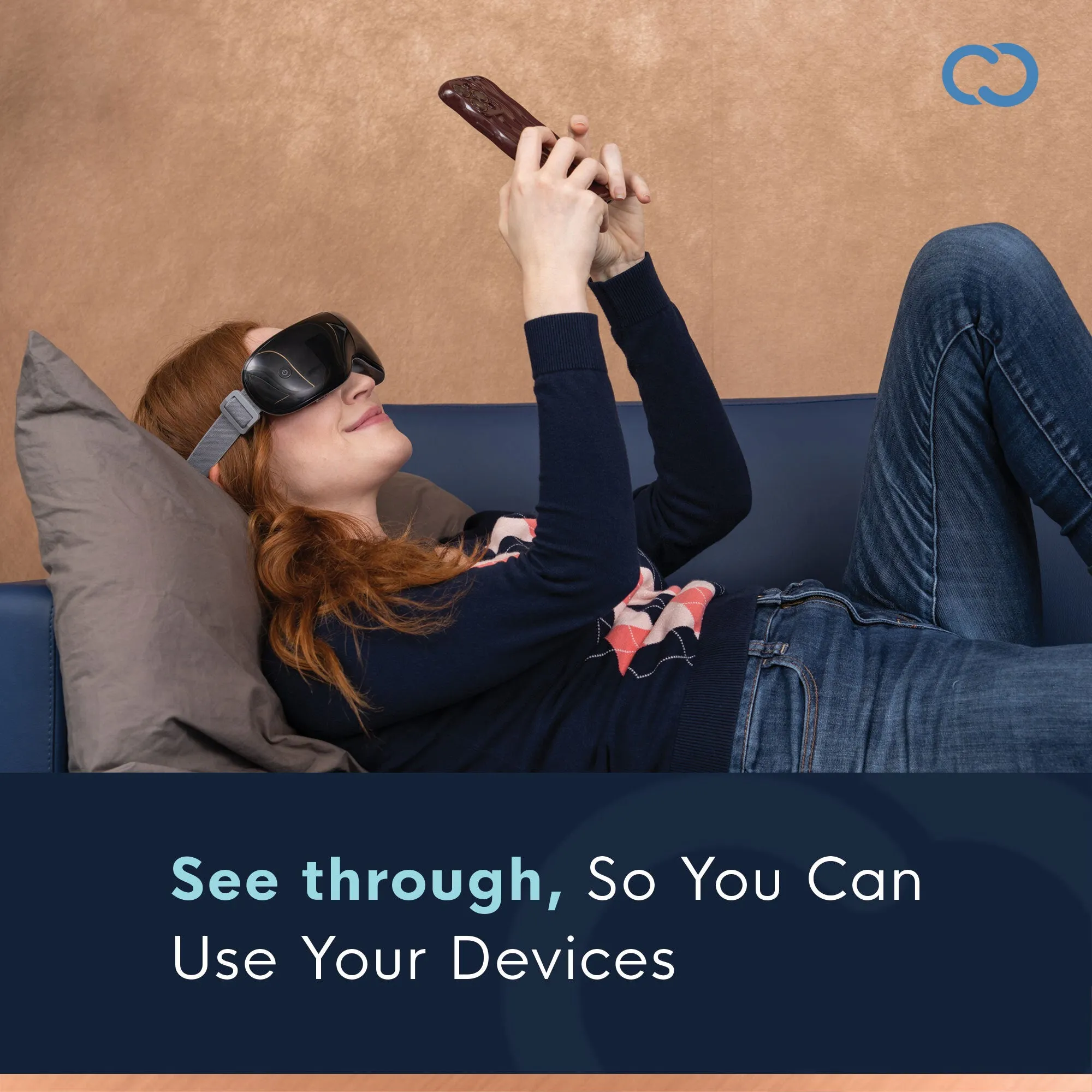 Vibration Heat Sound Eye Massager