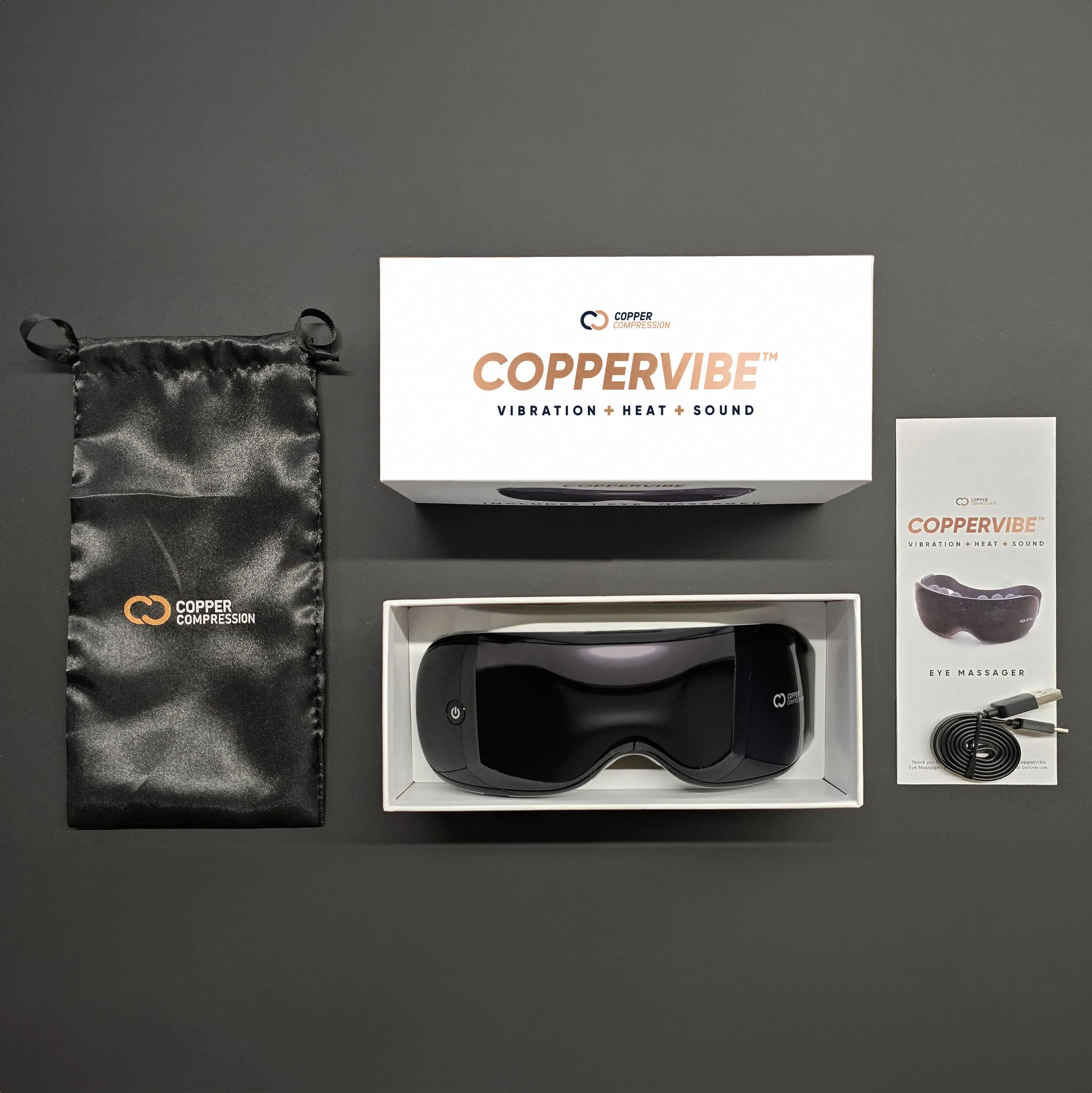 Vibration Heat Sound Eye Massager
