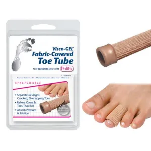 Visco-GEL Fabric-Covered Toe Tube  Large