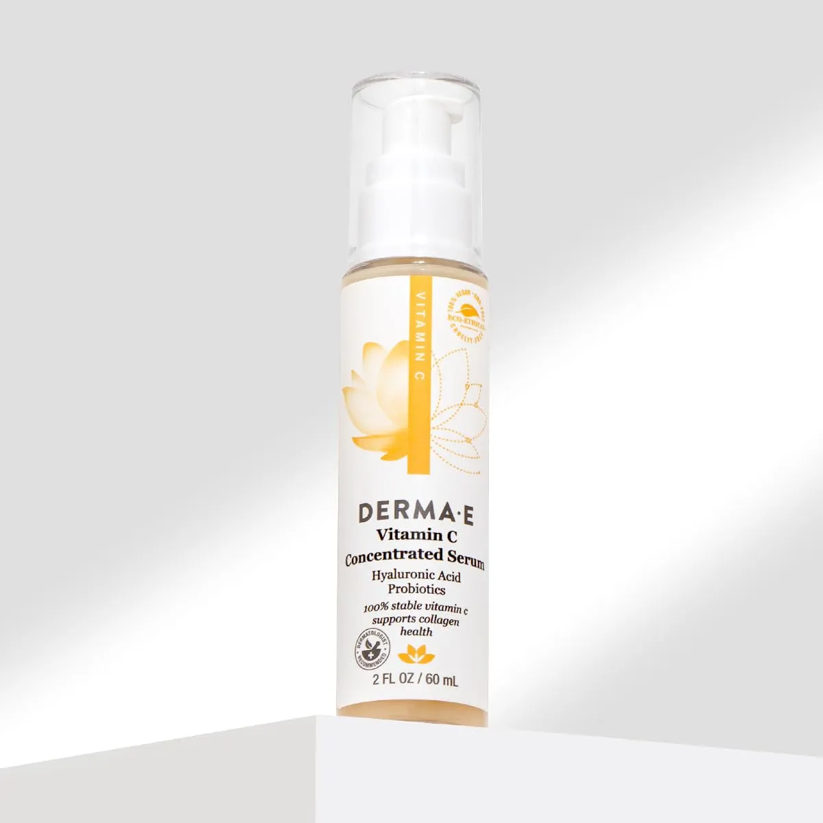 Vitamin C Concentrated Serum with Hyaluronic Acid, Vitamin E & Aloe, All Natural, Antioxidant-Rich Concentrated Facial Serum – Firming and Brightening Vitamin C Face Serum, 2Oz