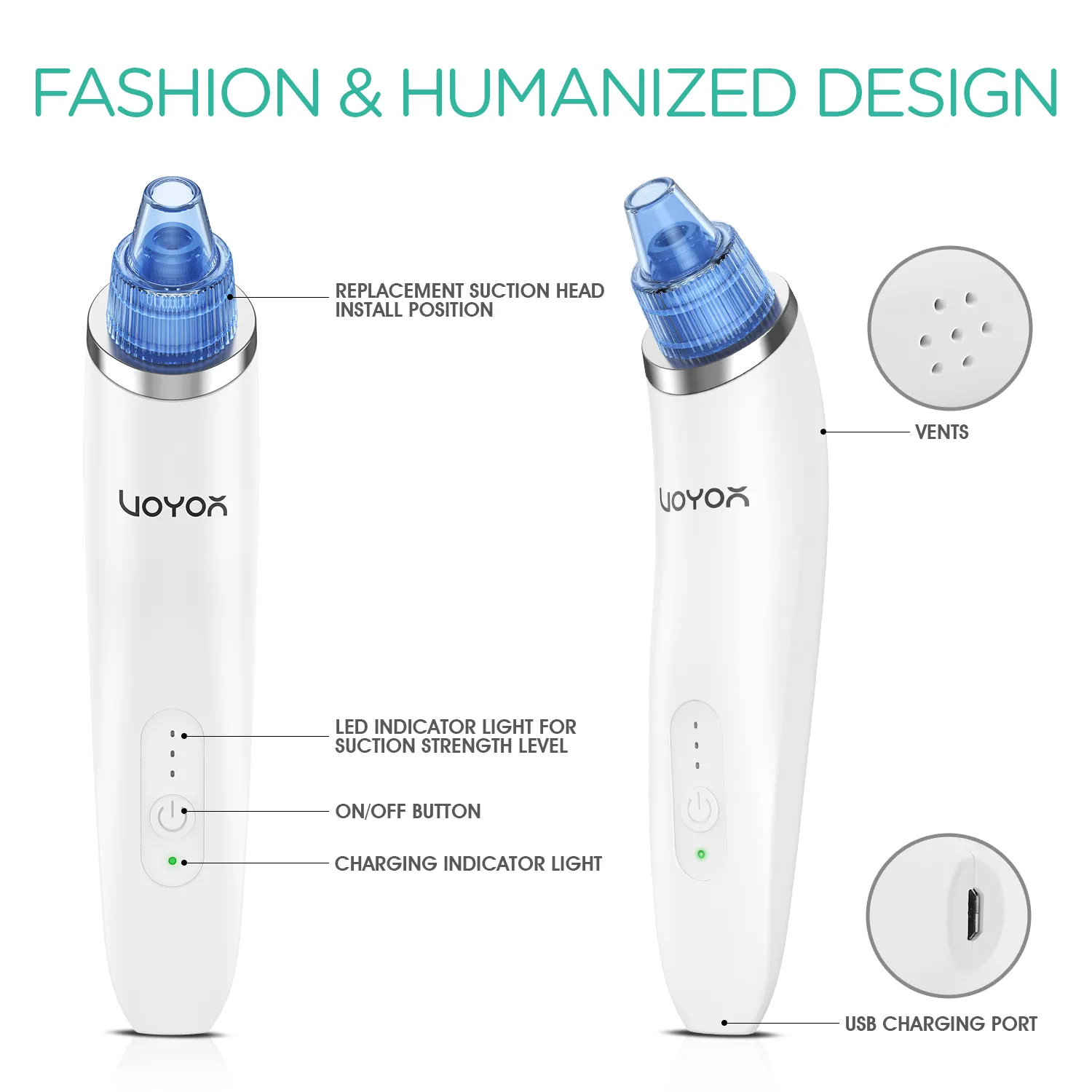 VOYOR blackhead remover-pore vacuum cleanser BR410
