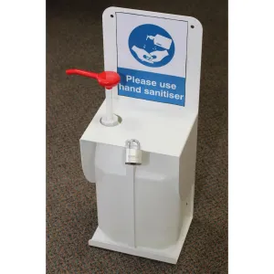 WALL MOUNT/COUNTER TOP LOCKABLE WALL DISPENSER FOR 5L HAND GEL