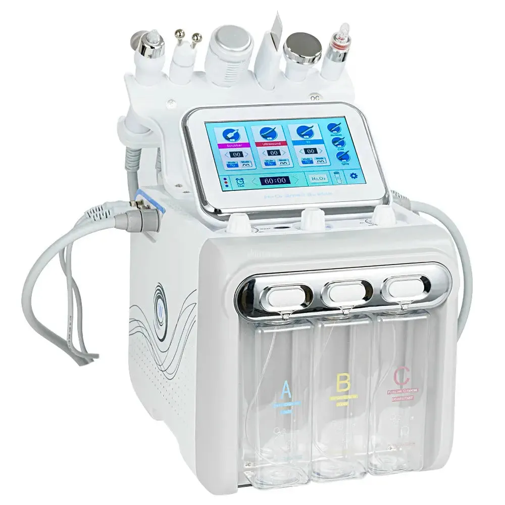 Water Oxygen Hydro Dermabrasion Facial Machine Lifting H2O2 Small Bubble Deep Cleansing Aqua facial Device Skin Care For SPA