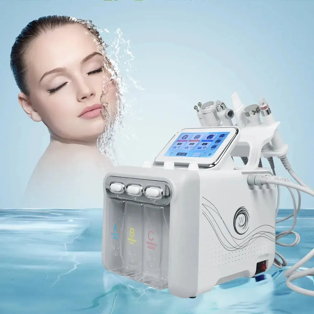 Water Oxygen Hydro Dermabrasion Facial Machine Lifting H2O2 Small Bubble Deep Cleansing Aqua facial Device Skin Care For SPA