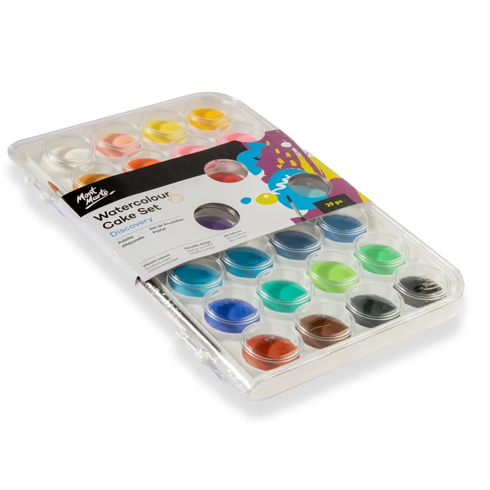 Watercolour Cake Set Discovery 29pc