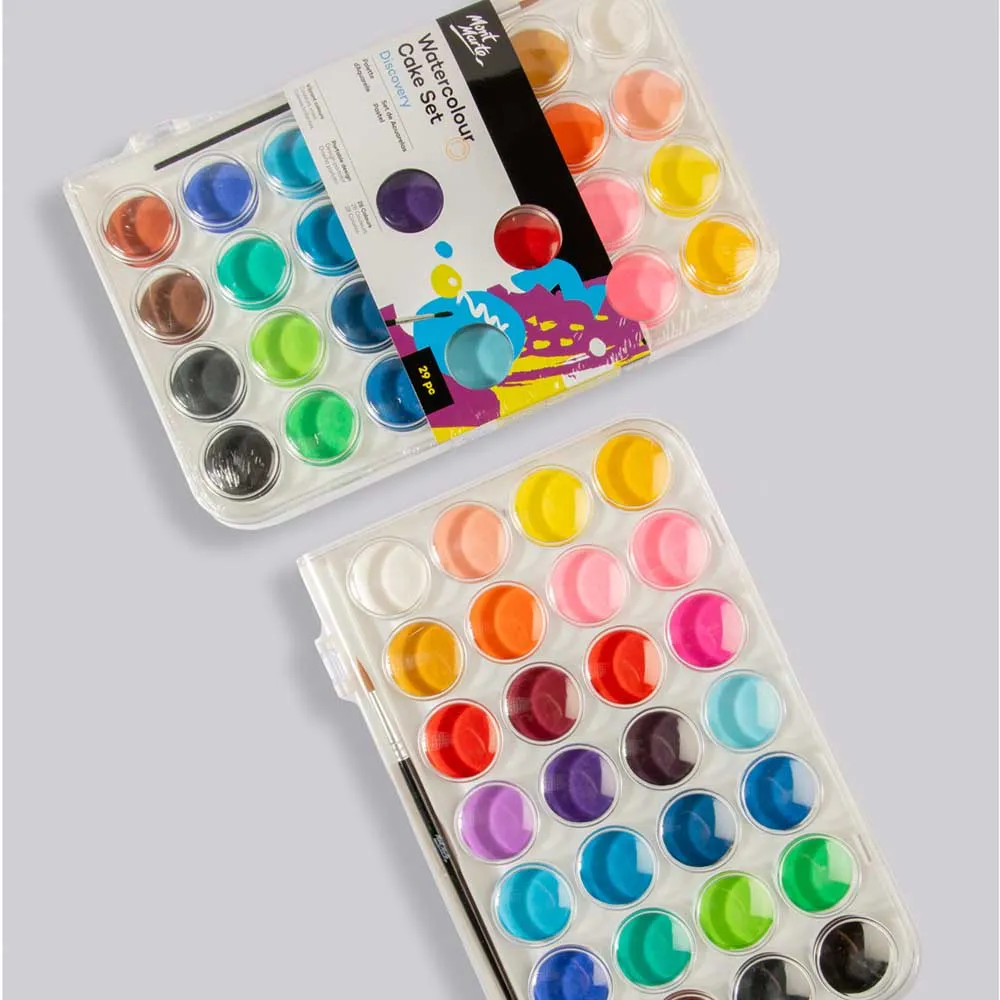 Watercolour Cake Set Discovery 29pc