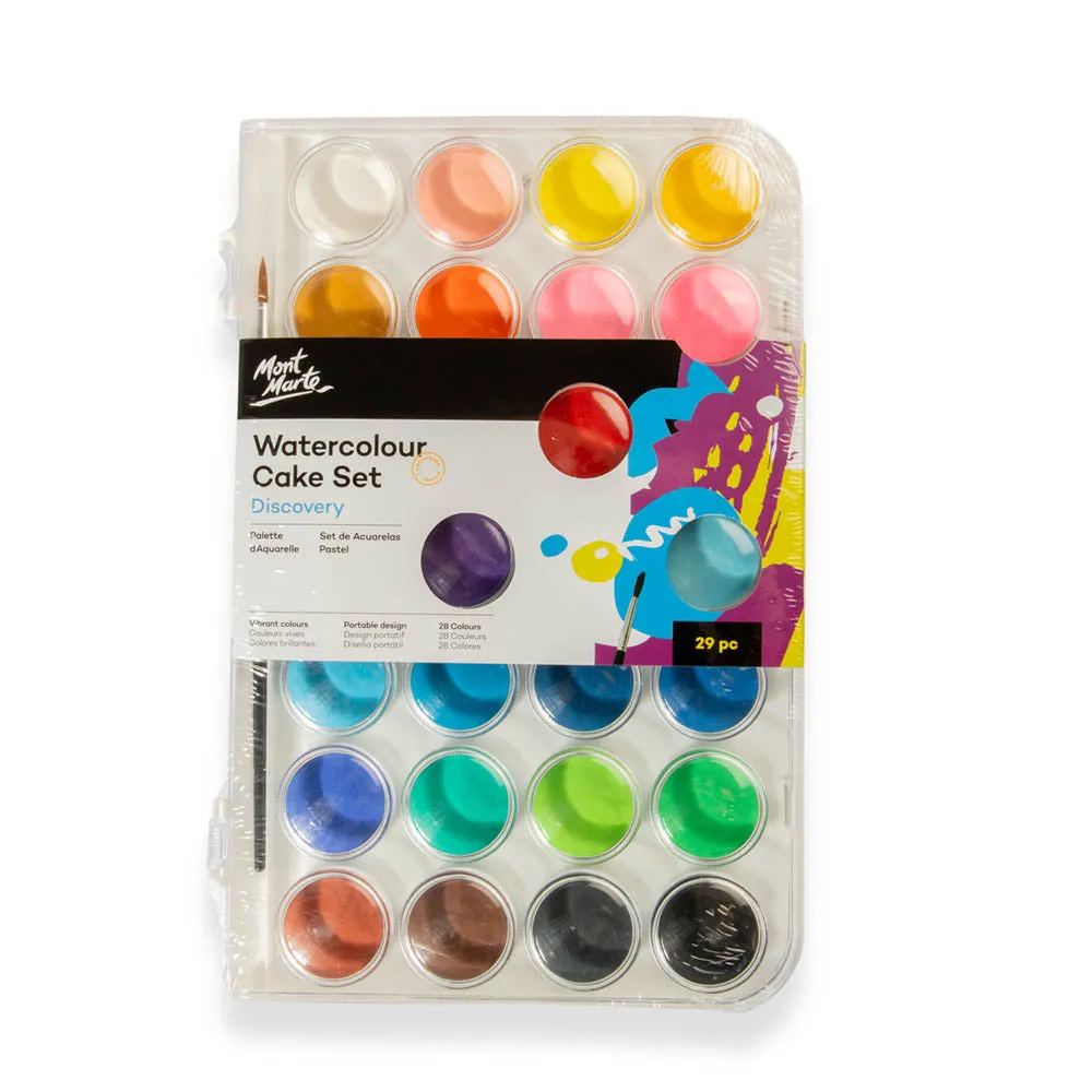 Watercolour Cake Set Discovery 29pc