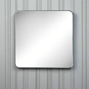 Westdene Silver Frame Square Mirror 71 cm