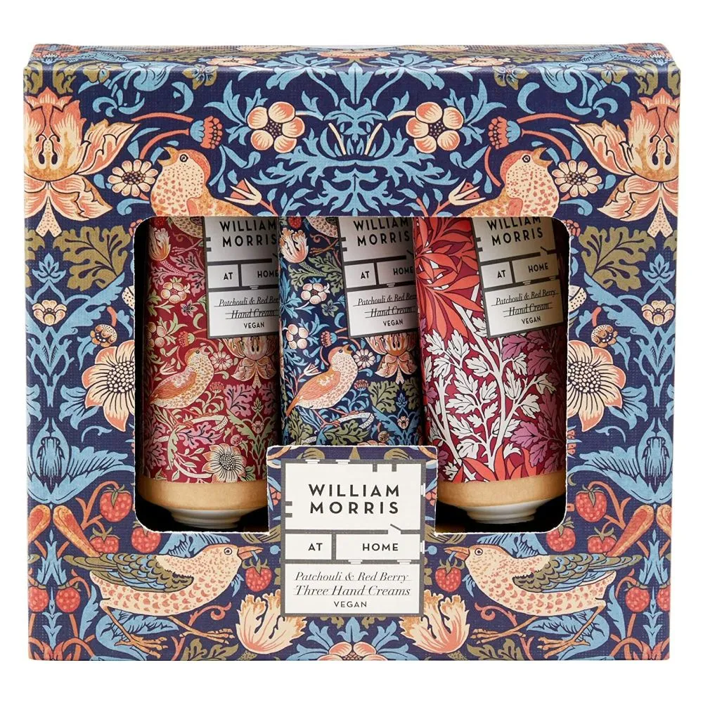 William Morris at Home Patchouli & Red Berry Hand Cream Gift Set