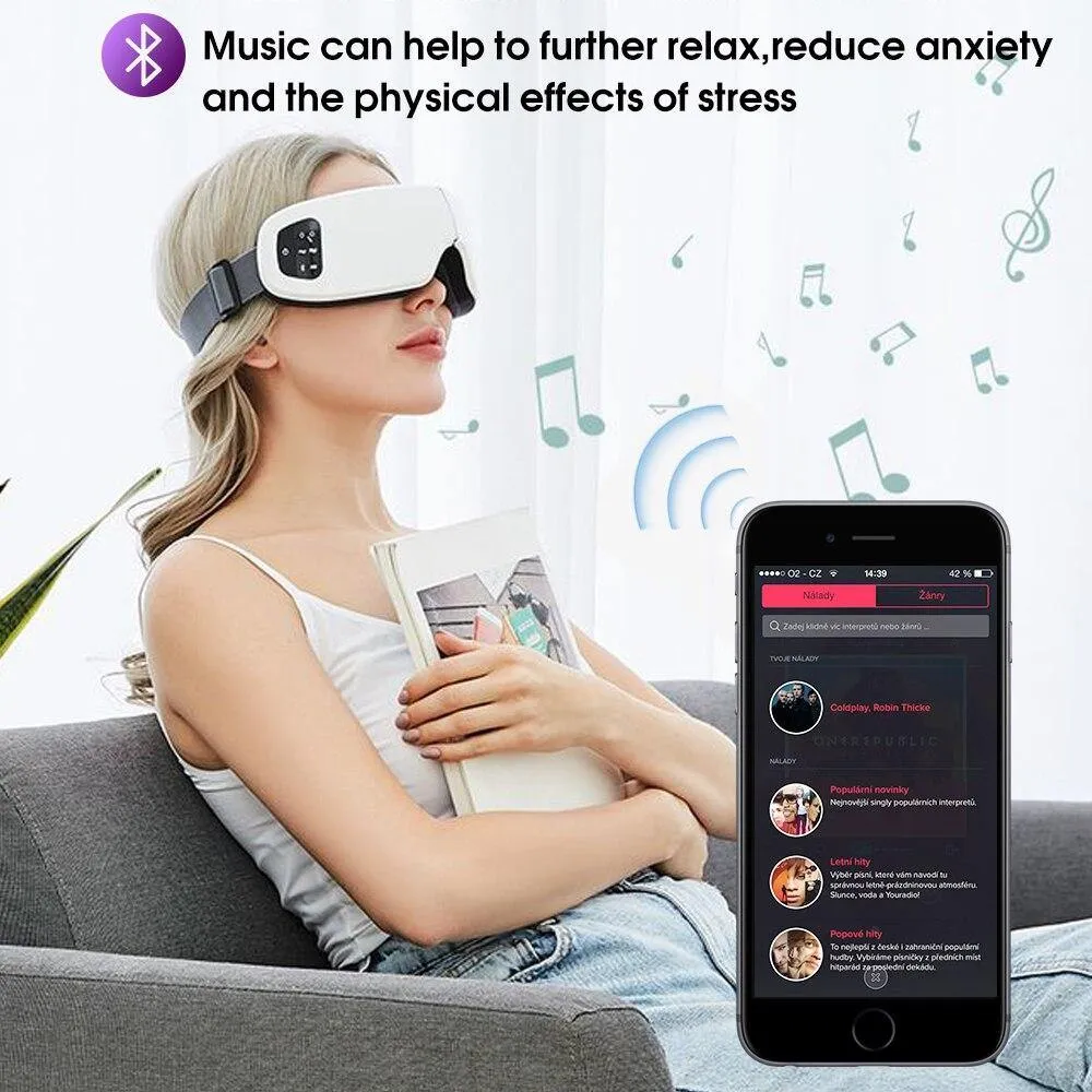 Wireless Eye Massager Anti Wrinkle Fatigue Relief Health & Personal Care