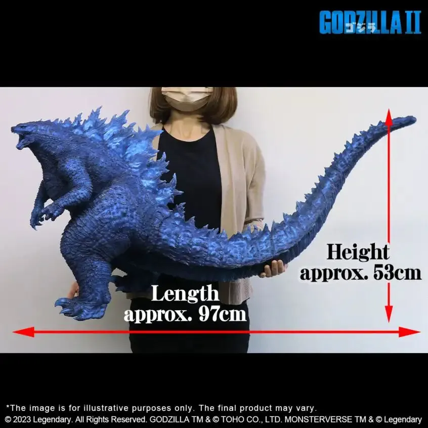 X-PLUS Gigantic Series Godzilla 2019 Blue Clear Exclusive Version Figure