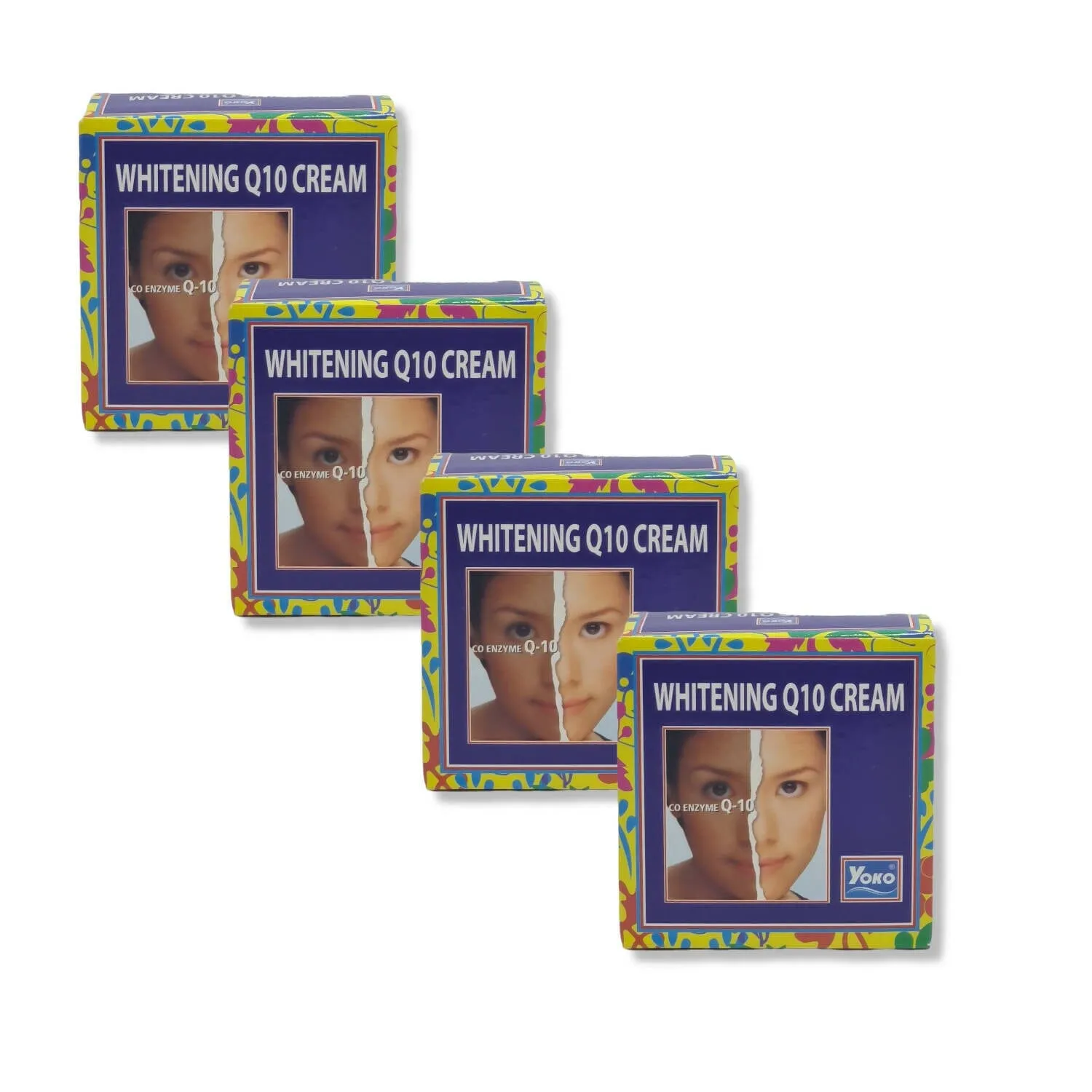Yoko Whitening Q10 Cream (Pack Of 4, 4g Each)