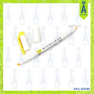ZEBRA MILDLINER TWIN TIP FLUORE HIGHLIGHTER L YELL
