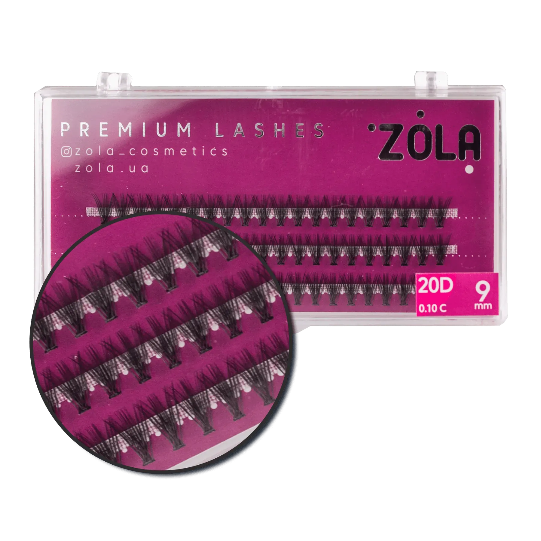Zola Bunches Eyelashes 20D, 9 mm 05345